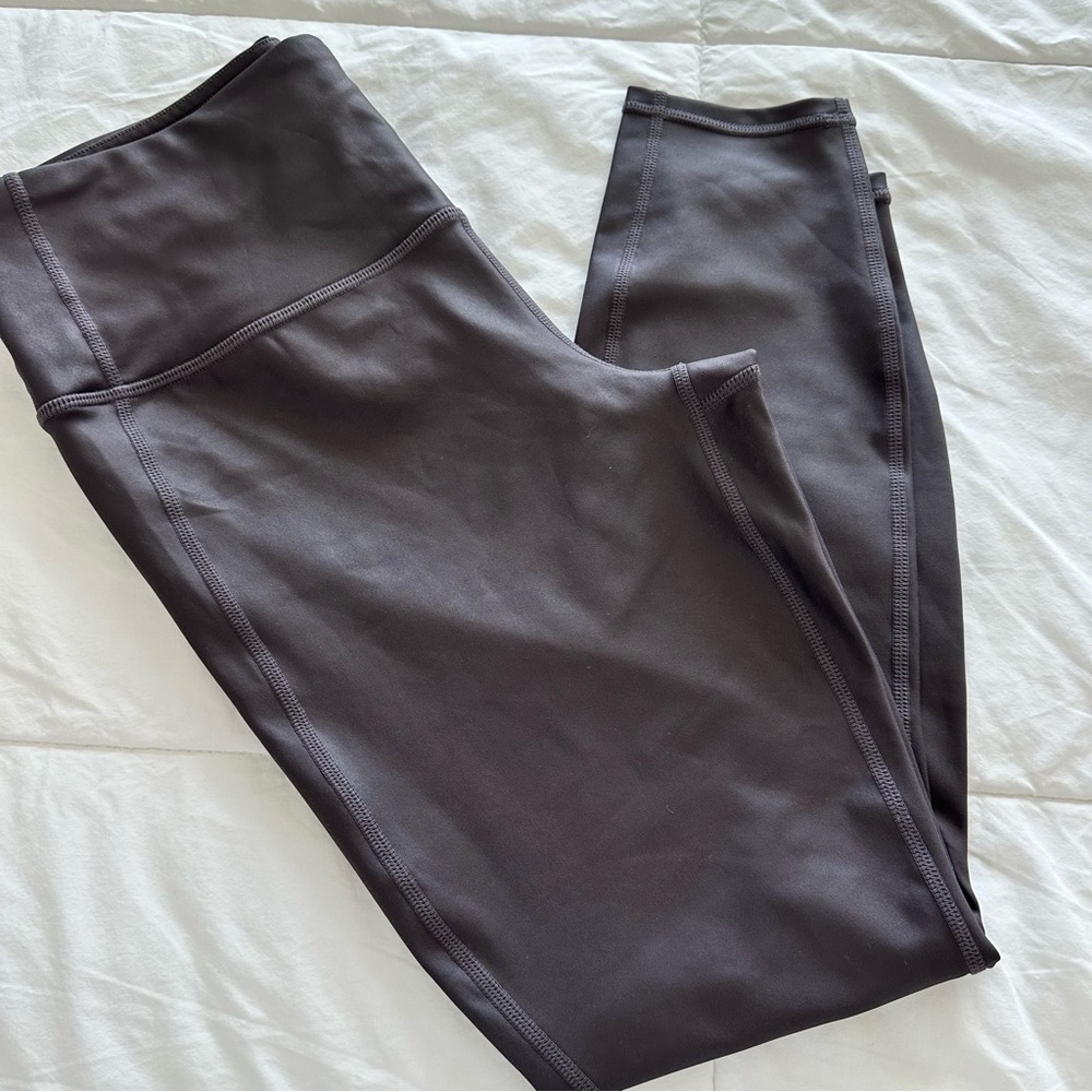 Athleta Charcoal Leggings MEDIUM PETITE